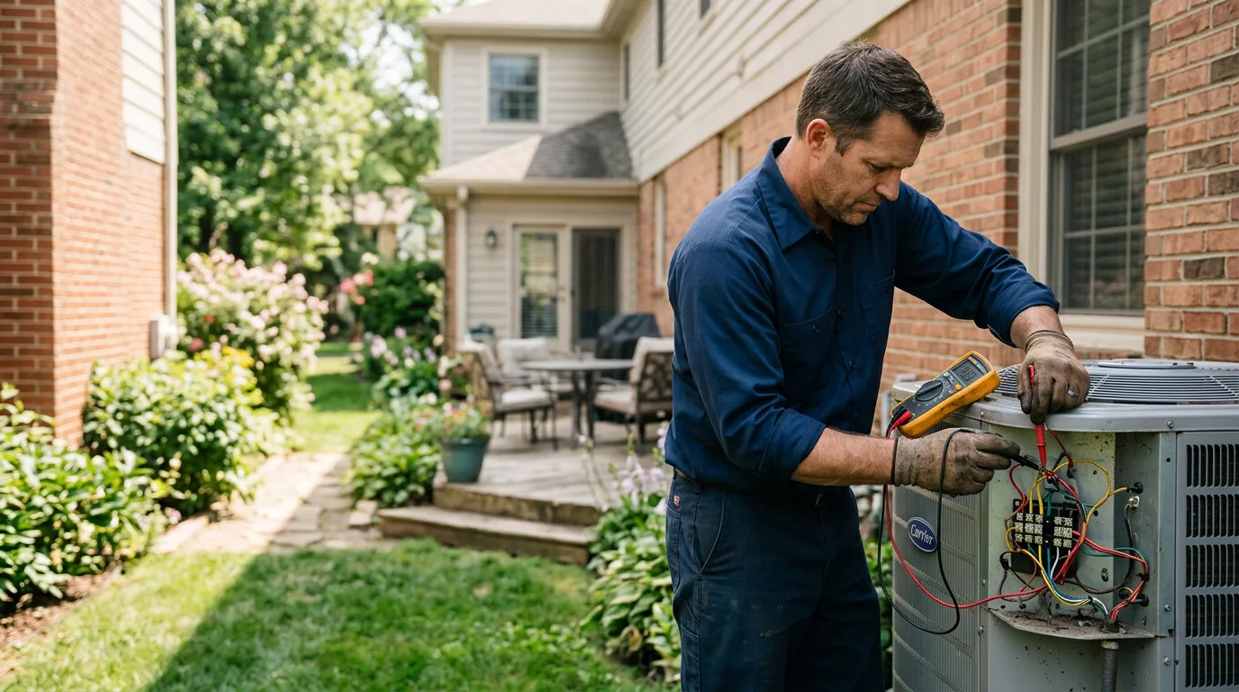 HVAC technician working near Ozone, AR